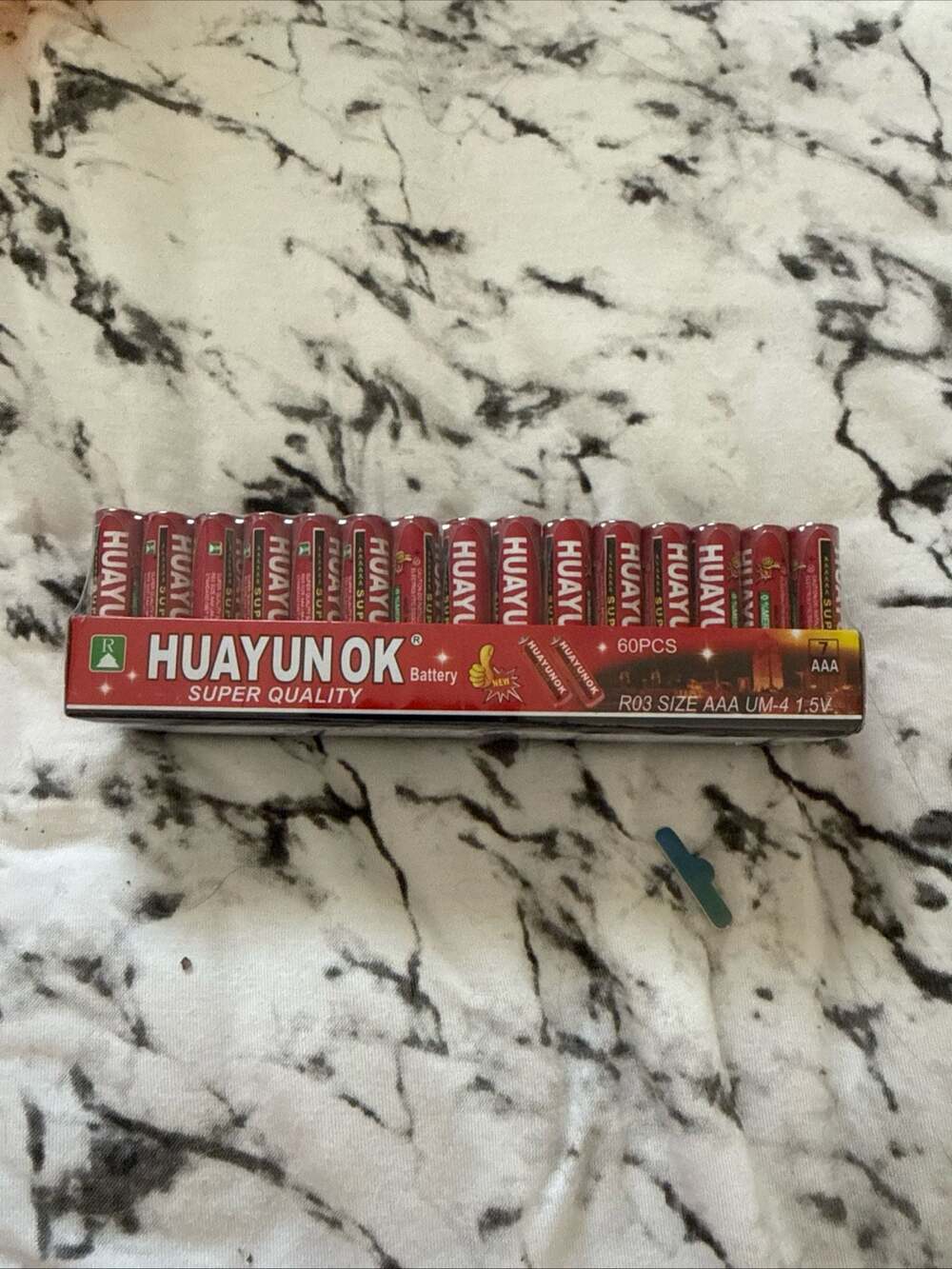 Huayun OK AAA Super Quality Batteries 60-Piece Pack
